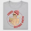 Retro Skeleton Fries Before Guys DTF Transfer