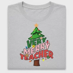 Very Merry Teacher Christmas DTF Transfer