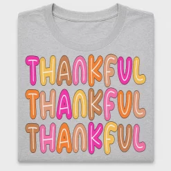 Thankful Grateful Thanksgiving DTF Transfer