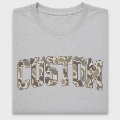 Custom Camo Varsity DTF Transfer