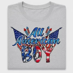 All American Boy 4th of July DTF Transfer