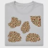 Leopard Football Patches DTF Transfer