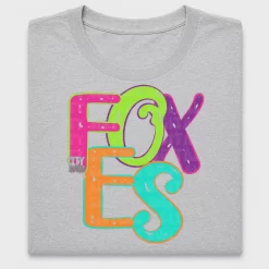 Retro Neon Fox DTF Transfer