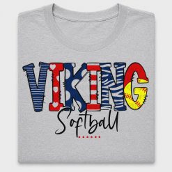 Viking Softball DTF Transfer Design