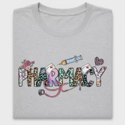 Pharmacy Leopard DTF Transfer for Nurses