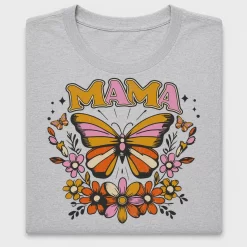 Mama Butterfly Floral DTF Transfer