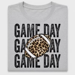 Game Day Football Leopard DTF Transfer