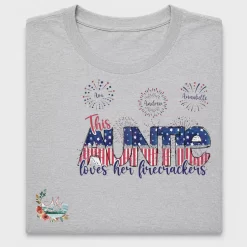 Retro 4th of July Aunt DTF Transfer