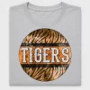 Tiger Stripe Grunge Circle DTF Transfer