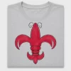Red Fleur de Lis DTF Transfer