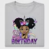 Afro Unicorn Birthday Girl DTF Transfer