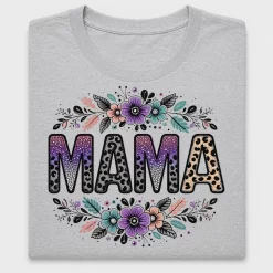 Mama Floral Leopard DTF Transfer