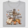 Fall Praise Cross DTF Transfer