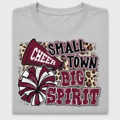 Small Town Big Spirit Cheer DTF Transfer