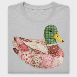 Quilted Patchwork Duck DTF Transfer