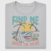 Vintage Beach Palm DTF Transfer