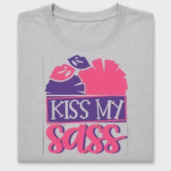 Kiss My Sass Cheerleading DTF Transfer