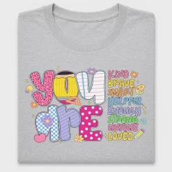 You Are Enough Kind Brave DTF Transfer