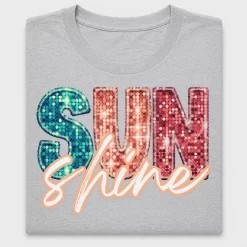 Sun Shine Sequin DTF Transfer