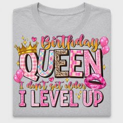 Birthday Queen Level Up DTF Transfer