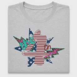 Patriotic Cactus USA Map DTF Transfer