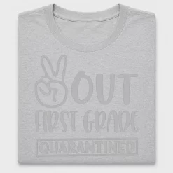 Peace Out First Grade DTF Transfer