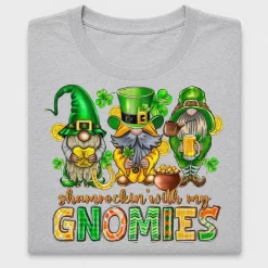 Shamrockin' With My Gnomes DTF Transfer