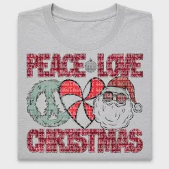 Peace Love Christmas DTF Transfer