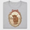 Vintage Highland Cow DTF Transfer