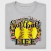 Softball Life Leopard Print DTF Transfer