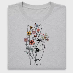 Retro Peace Sign Floral DTF Transfer