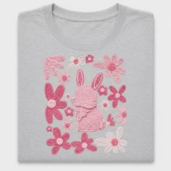 Faux Yarn Bunny DTF Transfer