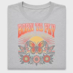 Retro Butterfly Born To Fly DTF Transfer