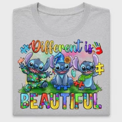Autism Awareness Different is Beautiful DTF Transfer