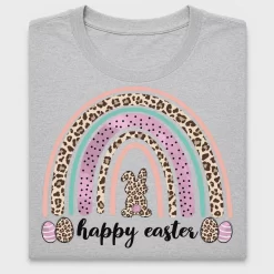 Easter Bunny Leopard Rainbow DTF Transfer