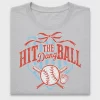 Retro Baseball Hit The Dang Ball DTF Transfer