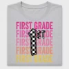 First Grade Checker DTF Transfer