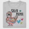 Silkie Mama Watercolor DTF Transfer