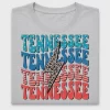 Retro Tennessee Leopard Lightning DTF Transfer