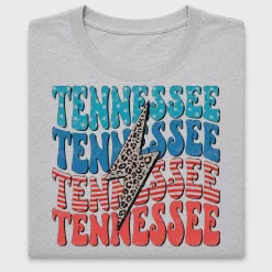 Retro Tennessee Leopard Lightning DTF Transfer