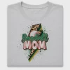 Baseball Mom Leopard Bolt DTF Transfer