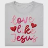 Love Like Jesus Valentine DTF Transfer