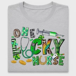 One Lucky Nurse St. Patrick's Day DTF Transfer