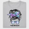 Dog Mom Messy Bun DTF Transfer