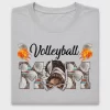 Volleyball Mom Afro Messy Bun DTF Transfer