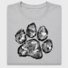 Distressed Paw Print DTF Transfer