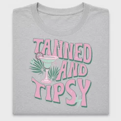 Retro Tanned And Tipsy DTF Transfer