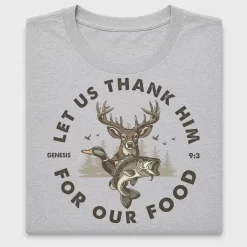 Let Us Thank Him For Our Food DTF Transfer