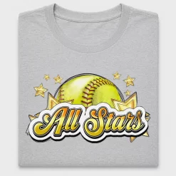 All Stars Softball DTF Transfer