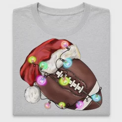 Christmas Football Santa Hat DTF Transfer